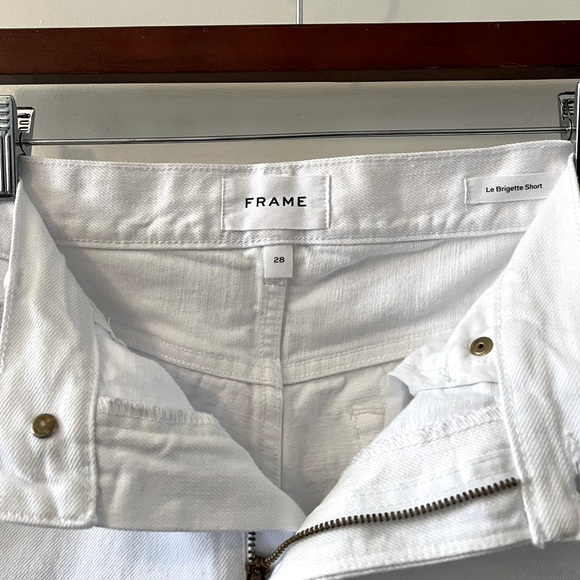 Frame Denim Le Brigette Distressed Shorts - 28 - Picture 4 of 6